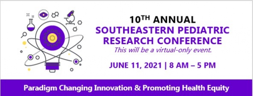 2021 Annual Southeastern Pediatric Research Conference Banner Photo