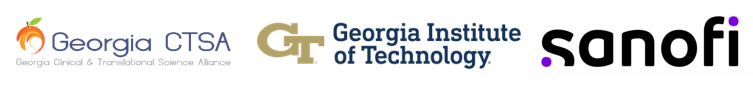 CTSA, Georgia Tech, and Sanofi logos