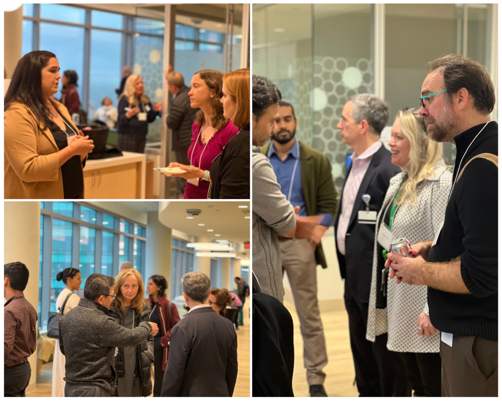 Collage of people networking